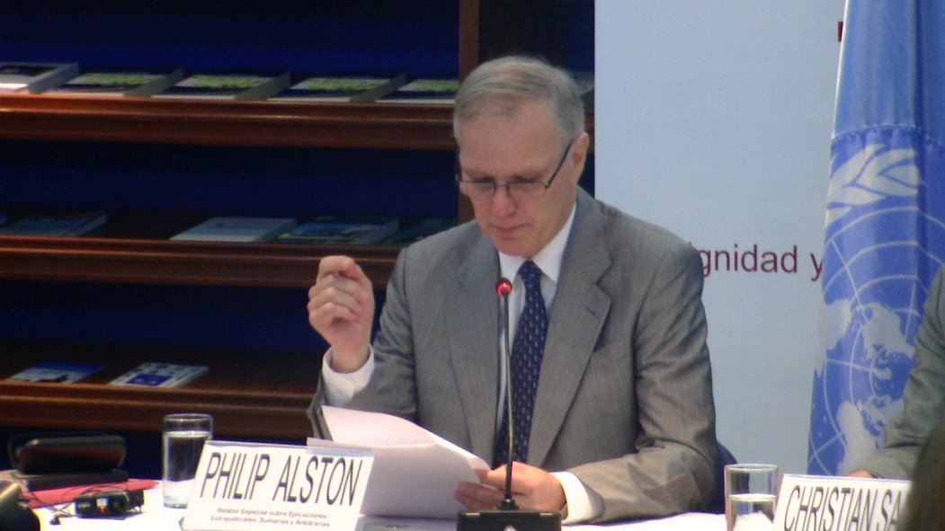 Relator Especial confirma delicada situación de DD.HH en Colombia