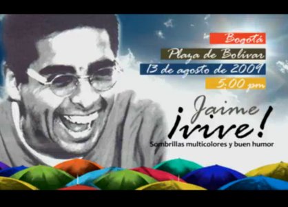 ¡Jaime Vive! Sombrillas multicolores y buen humor 2009