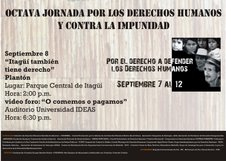VIII Jornada por los Derechos Humanos y contra la Impunidad en Medellín