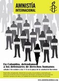 España levanta su voz a favor de los Defensores de Derechos Humanos Colombianos