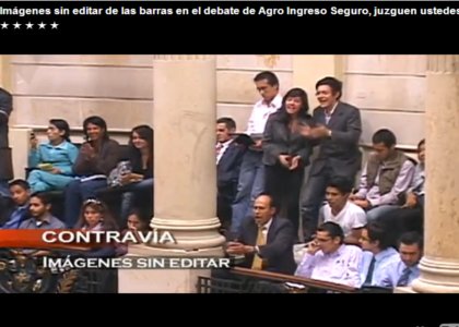 Imagenes sin editar de las barras del congreso