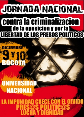 Contra la criminalización de la oposición política: Audiencia Pública Popular Eduardo Umaña Mendoza