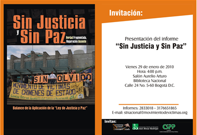 Sin justicia y sin paz: A cinco años de la promulgación de la ley