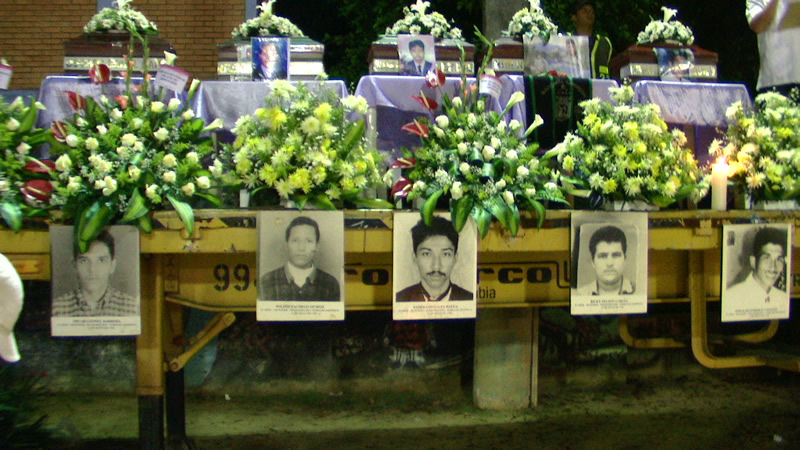 Siete paramilitares fueron condenados por la masacre del 16 de mayo, ocurrida en Barrancabermeja