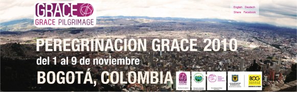 Comunidad de Paz de San José de Apartadó en peregrinación por Bogotá