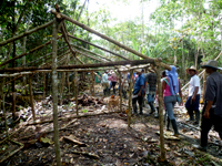 Ocupantes de mala fe reciben ayuda de damnificados por el invierno