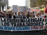 Centrales sindicales y federaciones del sector público presentan a Santos pliego de peticiones unificado