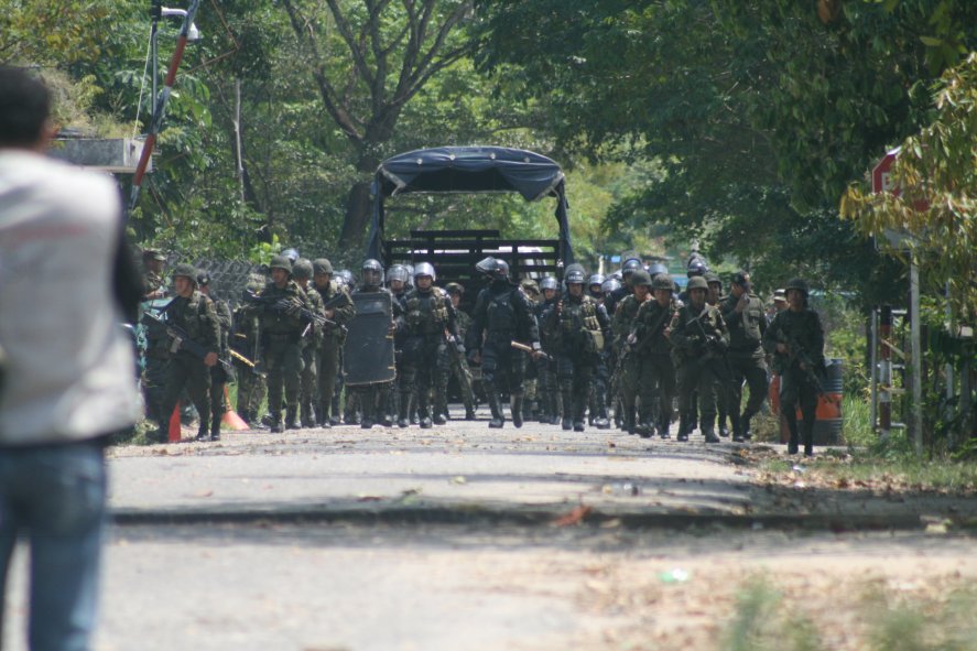 Continua agresión del ESMAD contra comunidades movilizadas que protestan contra multinacionales petroleras en Arauca