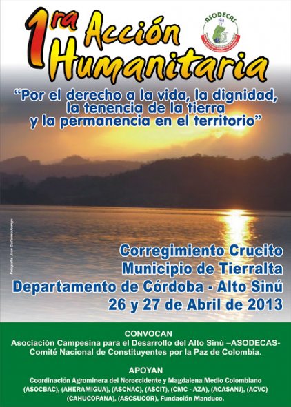 Se ultiman detalles para la primera acción humanitaria en Tierralta – Córdoba