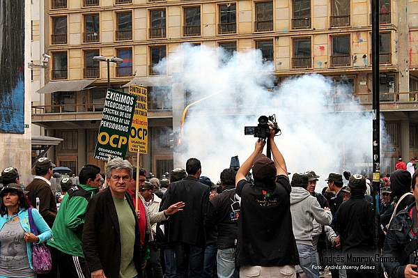 Bogotá: Jornada del 1 de mayo estuvo marcada por la represión