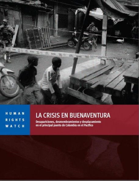 La crisis en Buenaventura: Informe Human Rights Watch