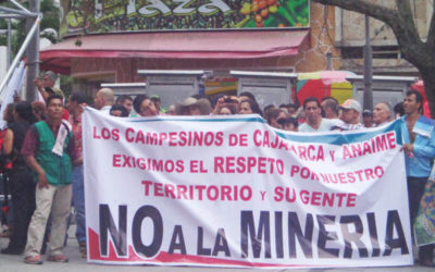 Las comunidades del Tolima marcharon en defensa del agua y la vida