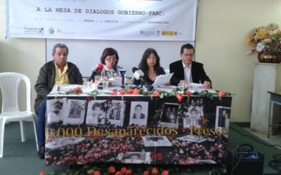 Comunicado y propuestas de la Reunión Nacional de Víctimas de Desaparición Forzada a la  Mesa de Diálogos de Paz en La Habana