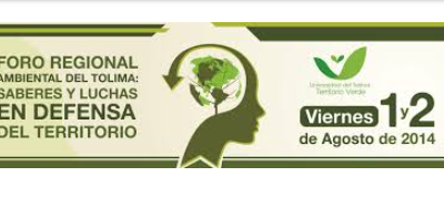 Declaración de Ibagué: Conclusiones del foro regional ambiental del Tolima realizado el 1 y 2 de agosto