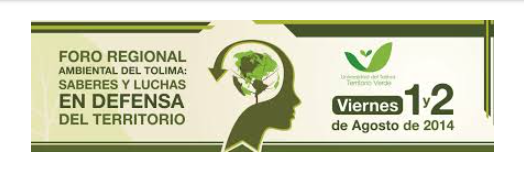 Declaración de Ibagué: Conclusiones del foro regional ambiental del Tolima realizado el 1 y 2 de agosto