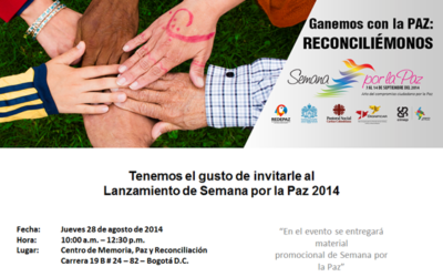 Lanzamiento de la Semana por la Paz 2014