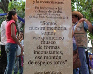 Peregrinación a Urabá. Porque jamás la vida se declara vencida