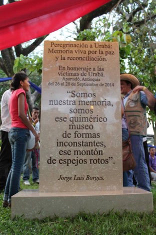 Peregrinación a Urabá. Porque jamás la vida se declara vencida