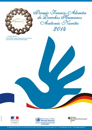Premio Franco-Alemán de Derechos Humanos 2014 para la Corporación para la Defensa y Promoción de los Derechos Humanos REINICIAR