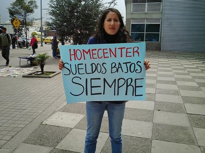 HOMECENTER – Sodimac, despide ilegalmente a la activista sindical Katalina Ospina, miembro de Sintrasodimac