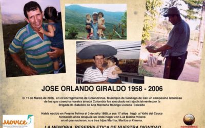 ¡Hagamos memoria! José Orlando Giraldo Barrera ejecutado extrajudicialmente por el Ejército Nacional