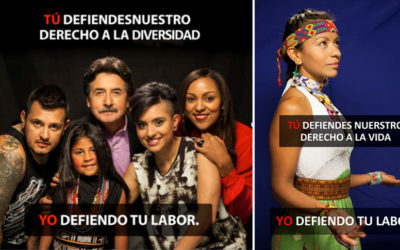 “Yo defiendo tu labor”: Campaña gubernamental sobre defensoras y defensores de DH