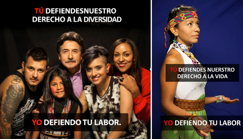 “Yo defiendo tu labor”: Campaña gubernamental sobre defensoras y defensores de DH