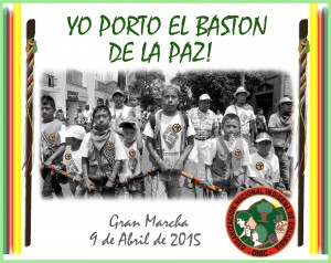 Este 9 de Abril: ONIC invita a portar el bastón de la paz