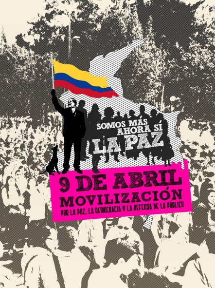 El 9 de Abril marcha por la paz el suroccidente de Colombia