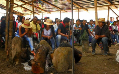 Liberación de la madre tierra en Corinto finca Miraflores, “vamos a sembrar para echar raíces”