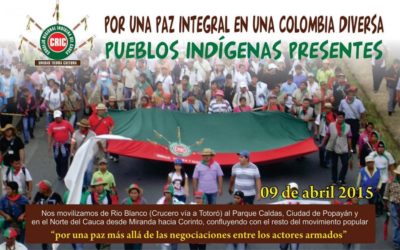 Por una paz integral en una Colombia diversa, pueblos indígenas presentes