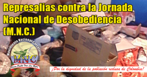 Represalias contra la jornada nacional de desobediencia