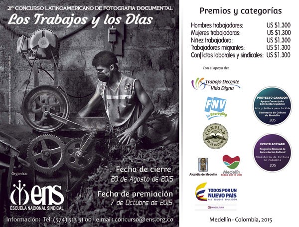 Se abrió convocatoria para el 21º Concurso Latinoamericano de Fotografía “Los trabajos y los días