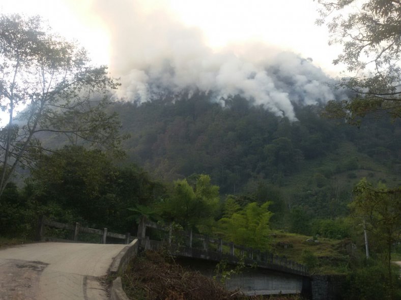 Nuevo crimen ambiental en Fusagasugá: Incendio en cerro Pico de Plata