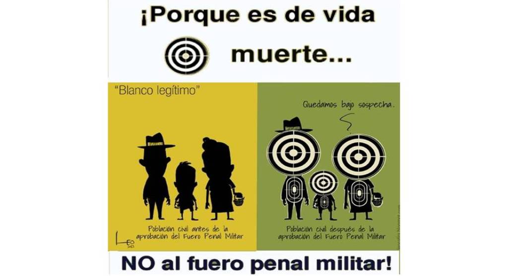 Víctimas, organizaciones y congresistas demandan la ley que reestructuró fuero penal militar