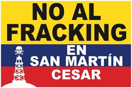 Paro pacifico en San Martin en contra de Fracking en el territorio