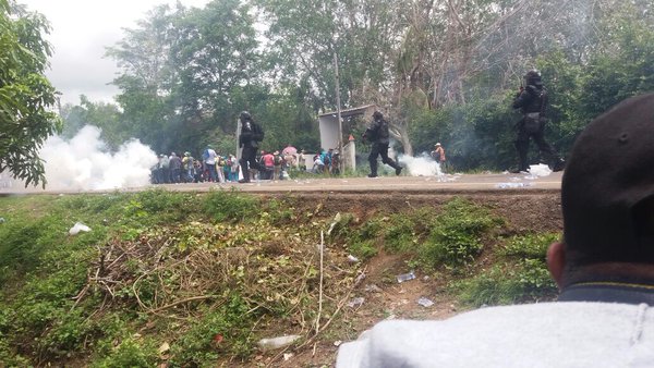 Tratamiento de guerra a la protesta social