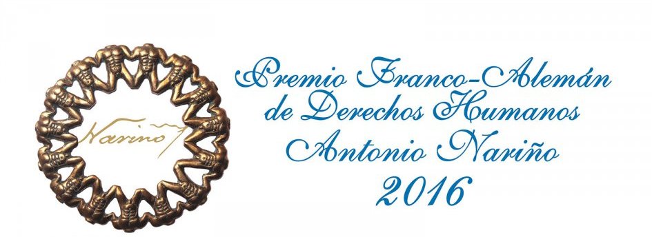 Convocatoria al Premio Franco-Alemán de Derechos Humanos “Antonio Nariño”