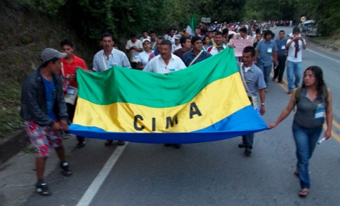 Joel Meneses Meneses, líder histórico  del CIMA, Nereo Meneses Guzmán líder de la vereda Garbanzal y Ariel Sotelo asesinados en el Cauca