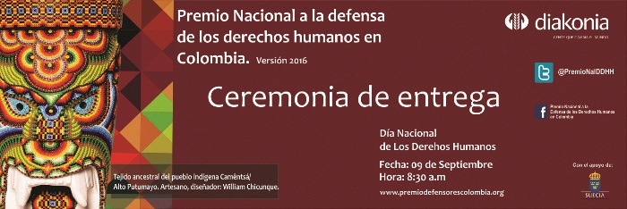 Premio Nacional a la Defensa de los Derechos Humanos en Colombia