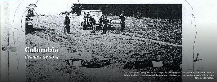 Informe Mundial 2016, Human Rights Watch – Colombia