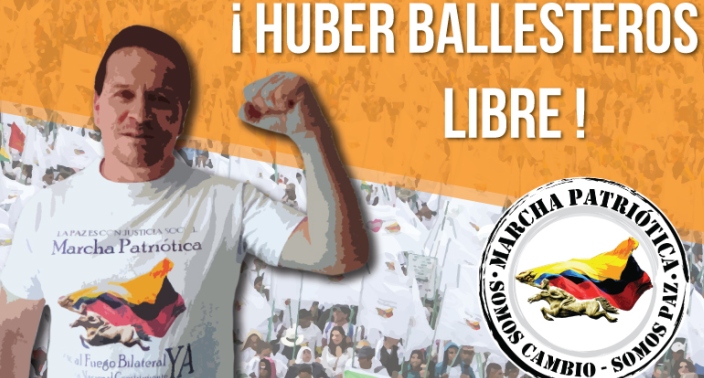 Paramilitares de las AUC amenazan de muerte al dirigente social Huber de Jesús Ballesteros Gómez