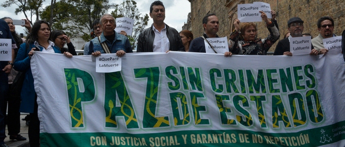 No hay justificación para los ataques armados a población civil por parte de la fuerza pública