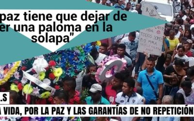 La paz tiene que dejar de ser una paloma en la solapa