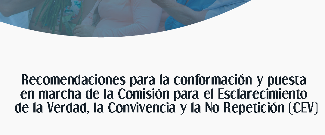 Recomendaciones para la conformación y puesta en marcha de la CEV