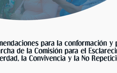 Recomendaciones para la conformación y puesta en marcha de la CEV