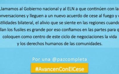Por Arauca y los territorios #AvancenConElCese
