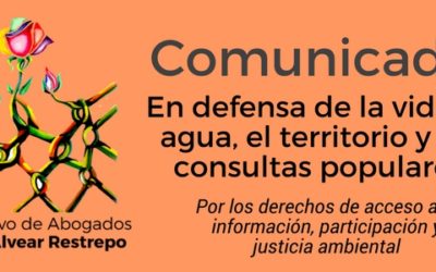 En defensa de la vida, el agua, el territorio y las consultas populares