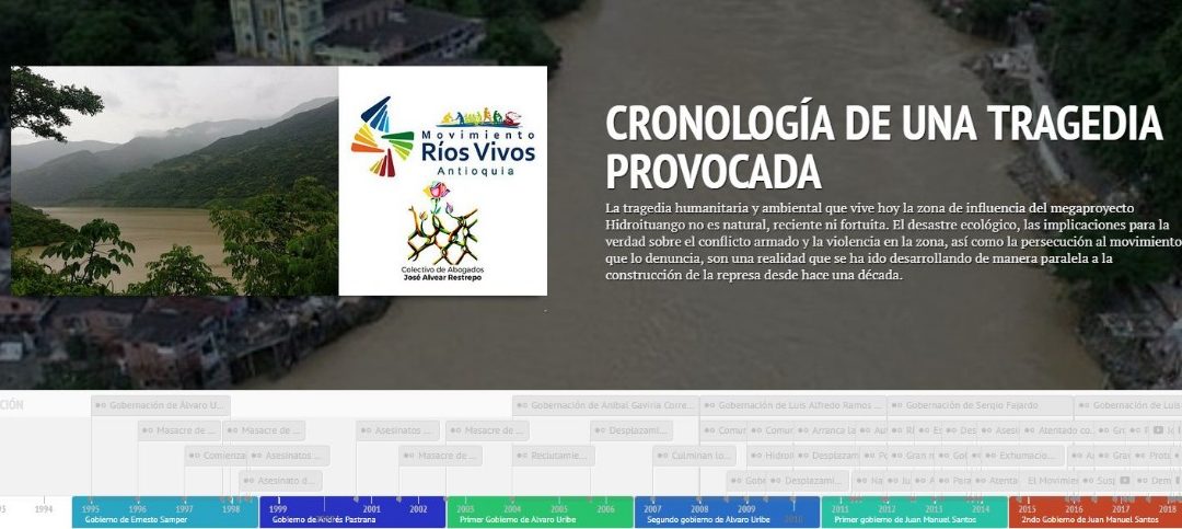 La tragedia en el cañón del Río Cauca es una realidad: Cronología de una tragedia provocada