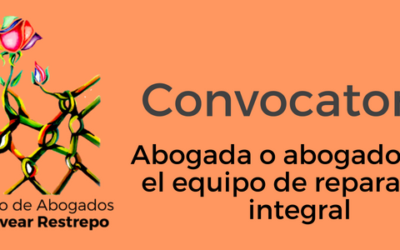 Convocatoria para el cargo de abogada/o en acciones públicas para la defensa y protección del territorio